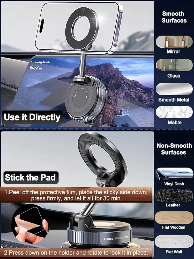 Magnetic Mobile Holder- universal phone mount for Car,Desk&Home