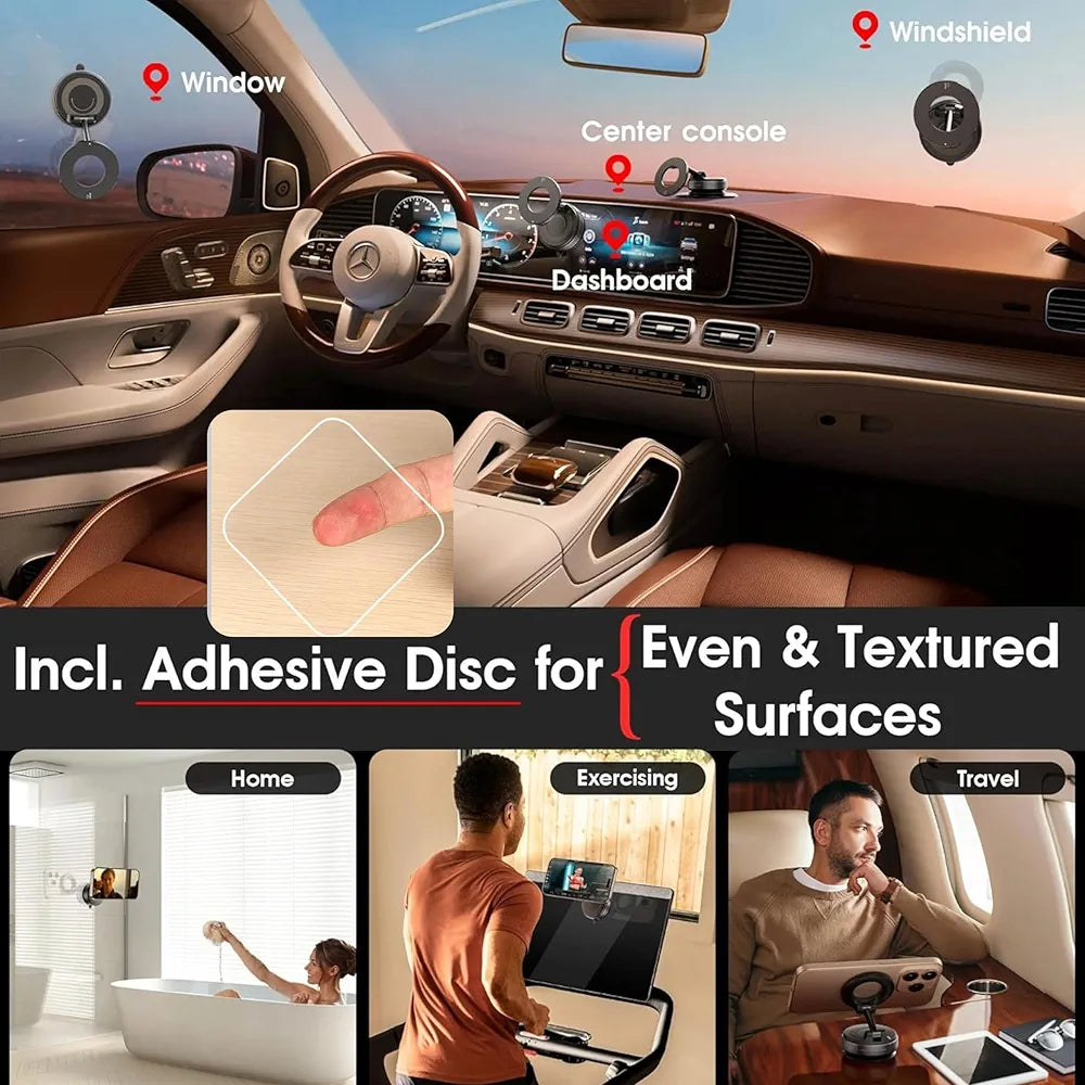 Magnetic Mobile Holder- universal phone mount for Car,Desk&Home